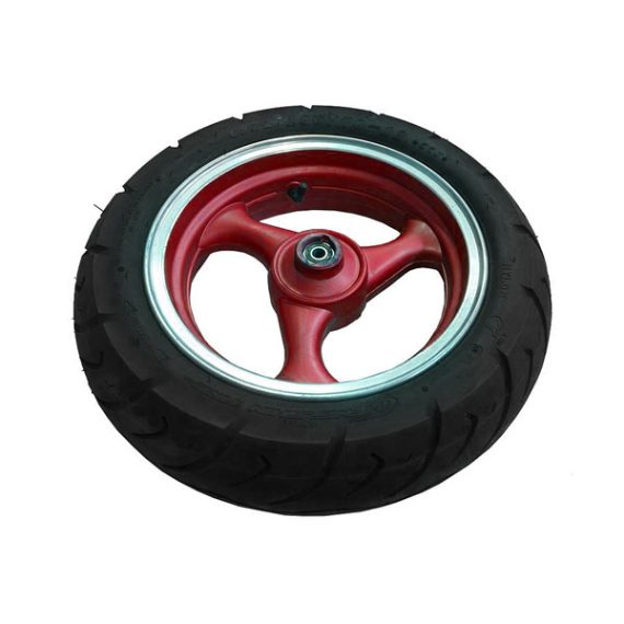Jante + Pneu FRT 130/70-12 (VERM), Scooter 50cc (4T)