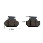 Pastilhas de travao traseiras (Citycoco) HMZ-7006